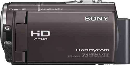 Best Buy: Sony HDR-CX360V 32GB HD Flash Memory Camcorder Brown HDR 