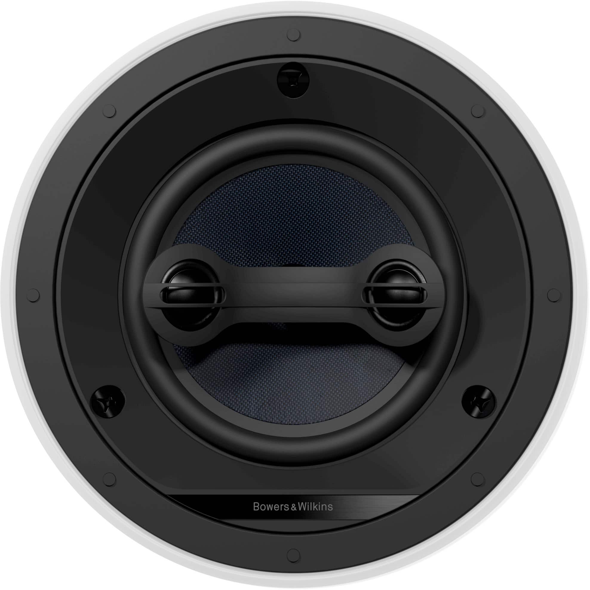 Front. Bowers & Wilkins - CI600 Series 6" Dual Channel Stereo Surround In-Ceiling Speaker w/Aramid Fiber Midbass - (Each) - Paintable White.