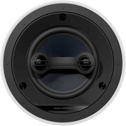 Bowers & Wilkins - CI600 Series 6" Dual Channel Stereo Surround In-Ceiling Speaker w/Aramid Fiber Midbass - (Each) - Paintable White - Front_Zoom