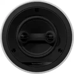 Bowers & Wilkins - CI600 Series 6" Dual Channel Stereo Surround In-Ceiling Speaker w/Glass Fiber Midbass - (Each) - Paintable White - Front_Zoom