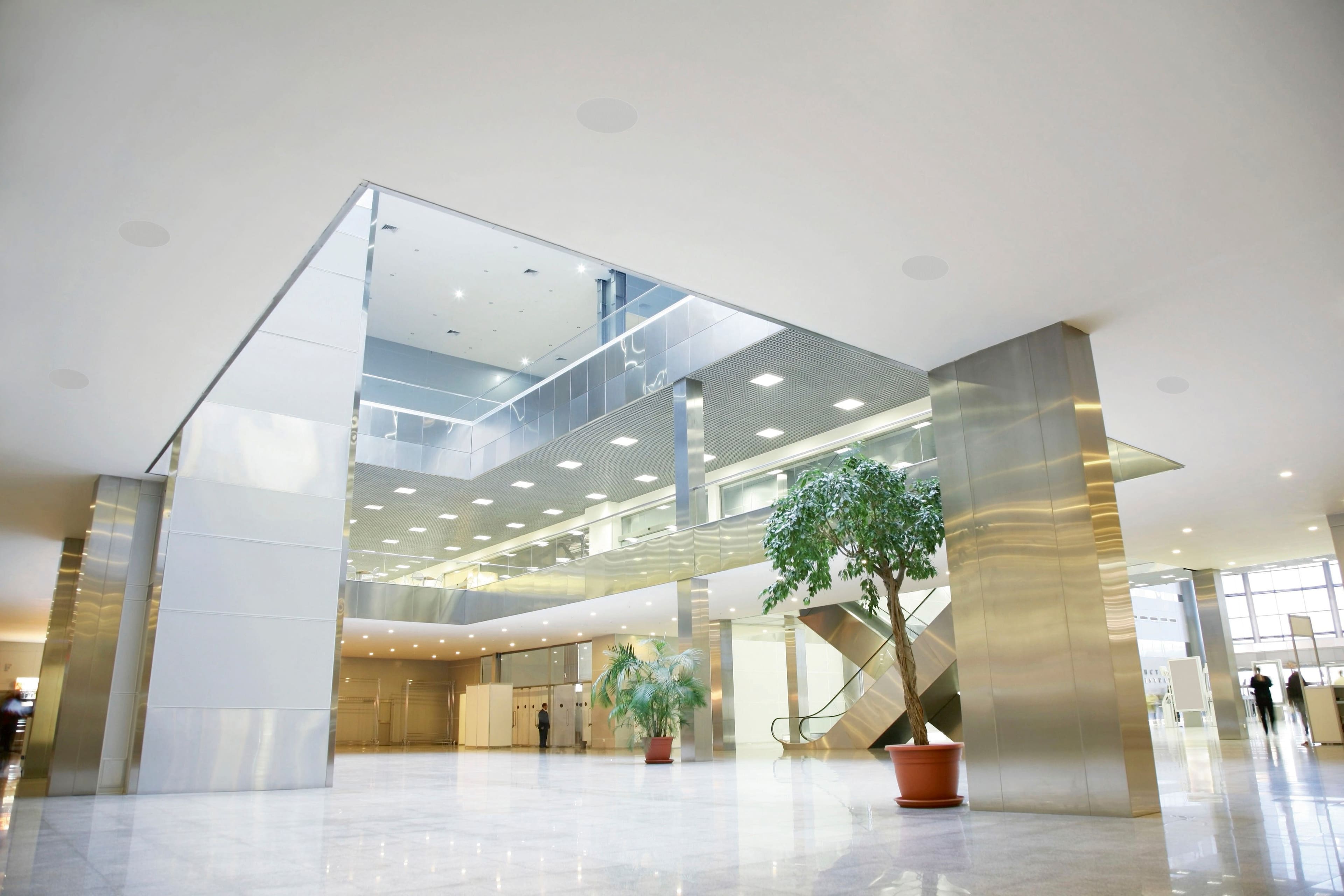 Alt View 20. Bowers & Wilkins - CI600 Series 6" Dual Channel Stereo Surround In-Ceiling Speaker w/Glass Fiber Midbass - (Each) - Paintable White.