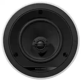 Bowers & Wilkins - CI600 Series 6" In-Ceiling Speakers with Glass Fiber Midbass - (Pair) - Paintable White