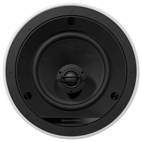 Front Zoom. Bowers & Wilkins - CI600 Series 6" In-Ceiling Speakers with Glass Fiber Midbass- Paintable White (Pair) - White.