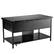 Alt View 10. Glintex - Rectangle Lift Top Coffee Table with Storage, Flip Top Design, Power Strip & USB Ports for Living Room - Black.