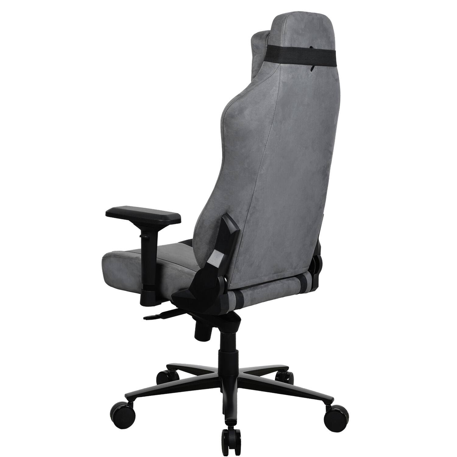 Alt View 12. Arozzi - Vernazza Series Top-Tier Premium Supersoft Upholstery Fabric Gaming Chair - Anthracite.