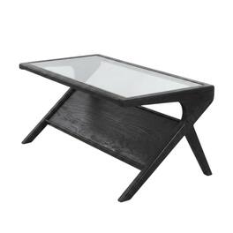 Porter Designs - Canberra Solid Mango Wood Coffee Table - Black