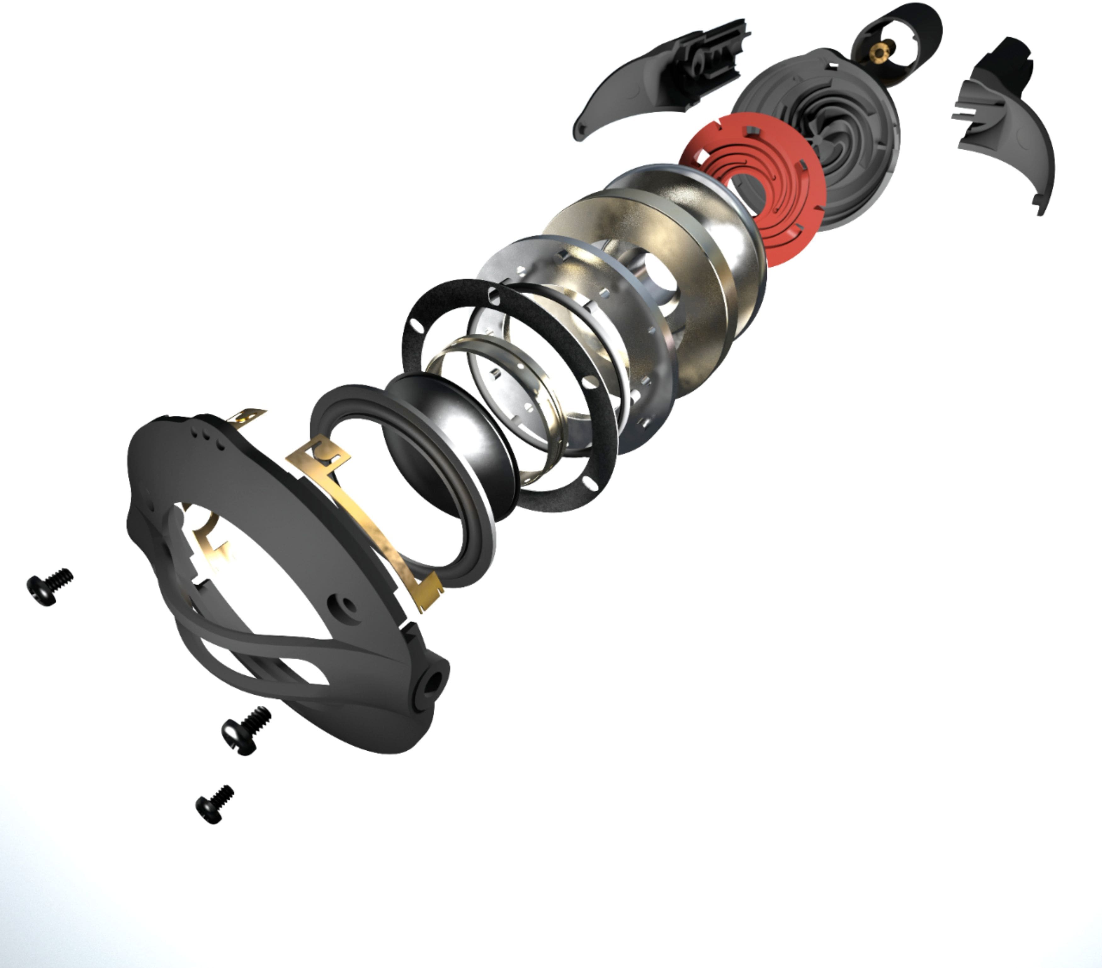 Back. Bowers & Wilkins - CI600 Series 5" In-Wall Speakers w/ Cast Basket, Aramid Fiber Midbass and Nautilus Tweeter - (Pair) - Paintable White.