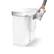 Alt View 3. simplehuman - 58L sensor recycler with voice and motion control, white steel - White.