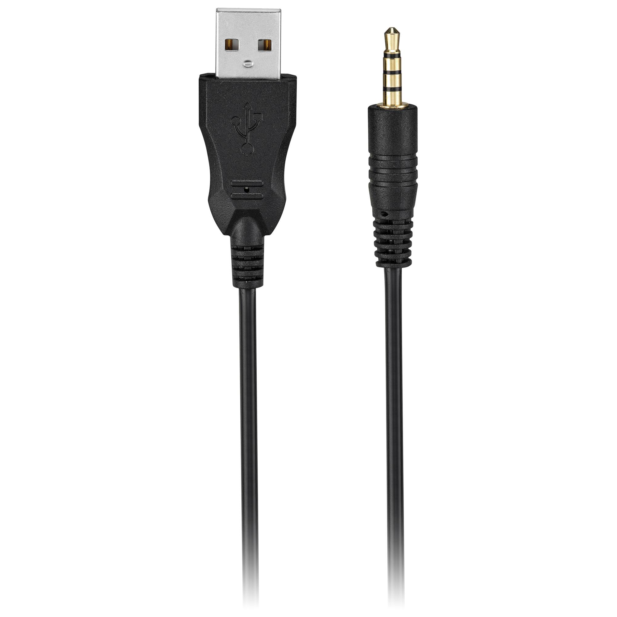 Alt View 2. iLive - iLive 40mm Driver Gaming Headphones with Built-in Microphone and LED Lights, Black, IAHG19B, 2964 - Black.