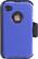 Front Standard. Otterbox - Defender Series Case for Apple iPhone 4/4S - Blue/Black.