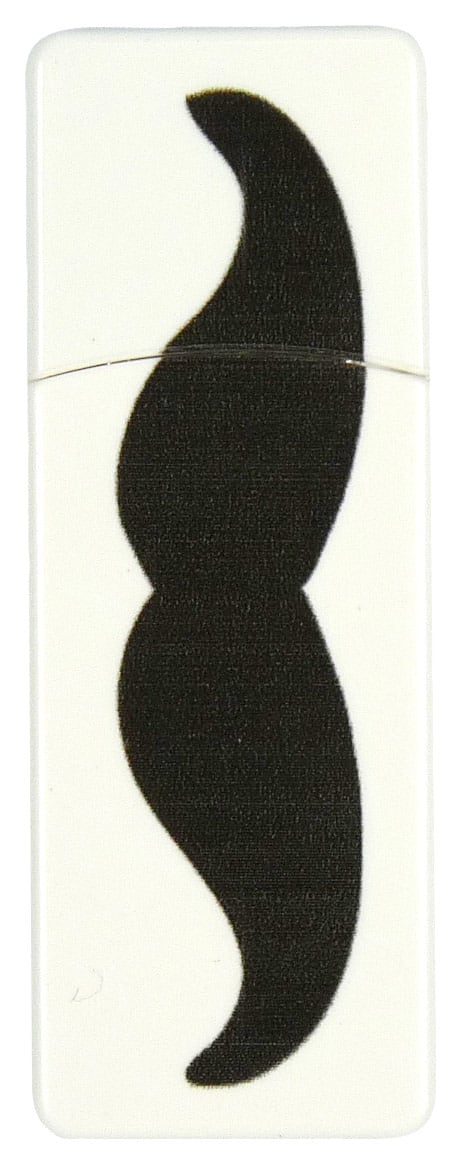 EMTEC - Swivel Series 8GB USB 2.0 Flash Drive - Black - Larger Front