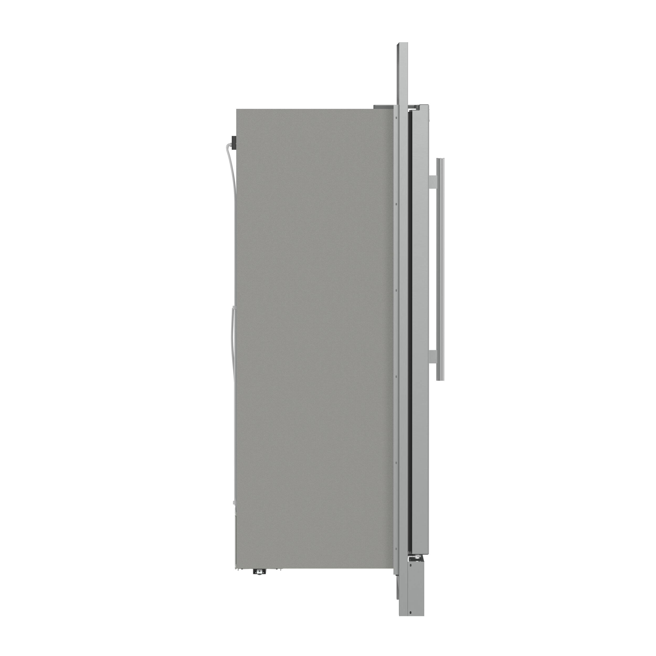 Left. Forno Appliances - Fortezza 14 Cu. Ft. Left-Swing Freezer with Trim Kit - Stainless steel.