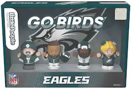 Fisher Price Little People x NFL Collector Philadelphia Eagles Figure 4-Pack