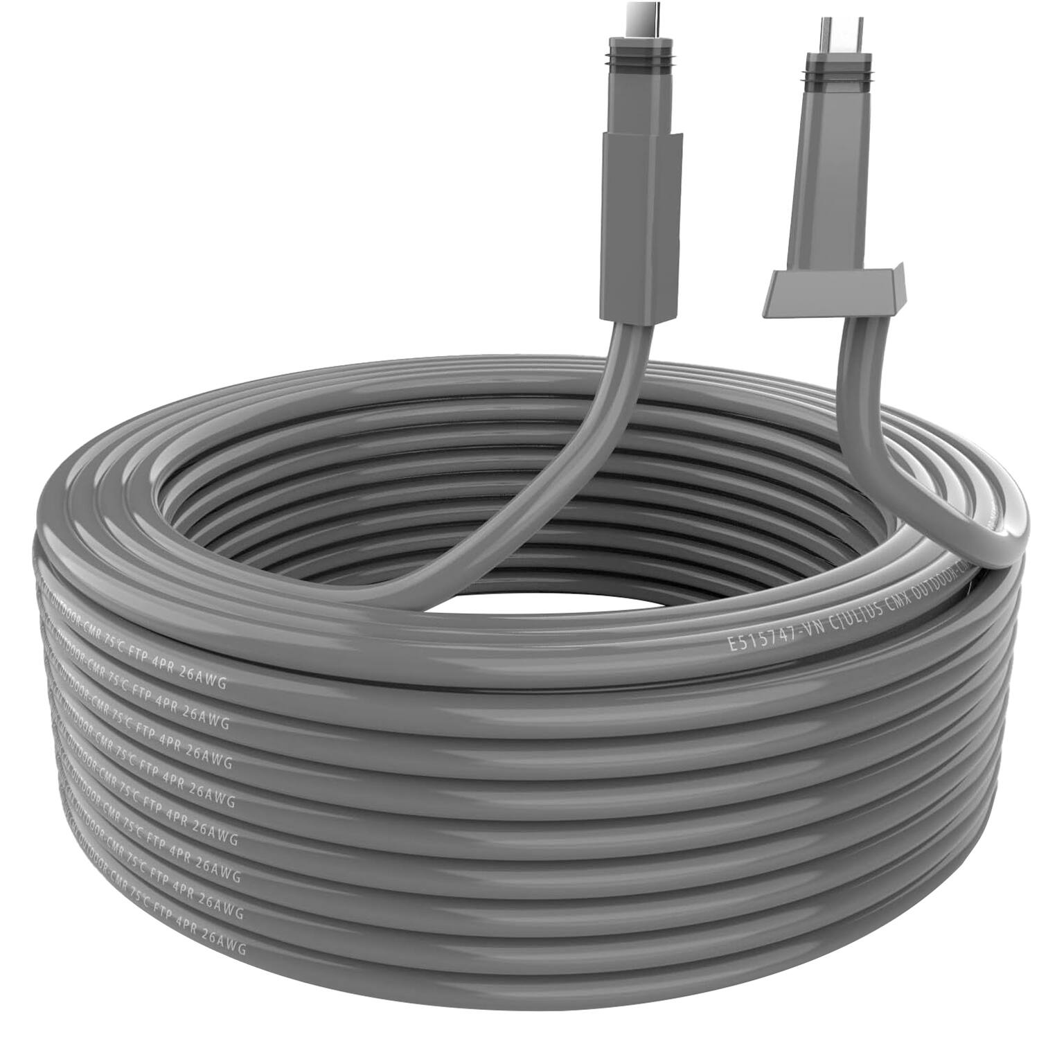 Sure, here is the corrected and grouped text from the image:

- FTP 4P 15C 26AWG
- FTP CR-75C APR
- FTP 26AWG C0-75C 4PR
- 75 26AWG CUR
- FTP 4PD 75C 26AWG
- FTP -75 75C P A 26AWG TU
- FTP 0R.75C 75C R U
- FTP 26AWG 75FT R 75CFT FTD
- 26AWG 4PR
- 26AWG CMX OUTDOOR
- CIULIUS E515747-VN