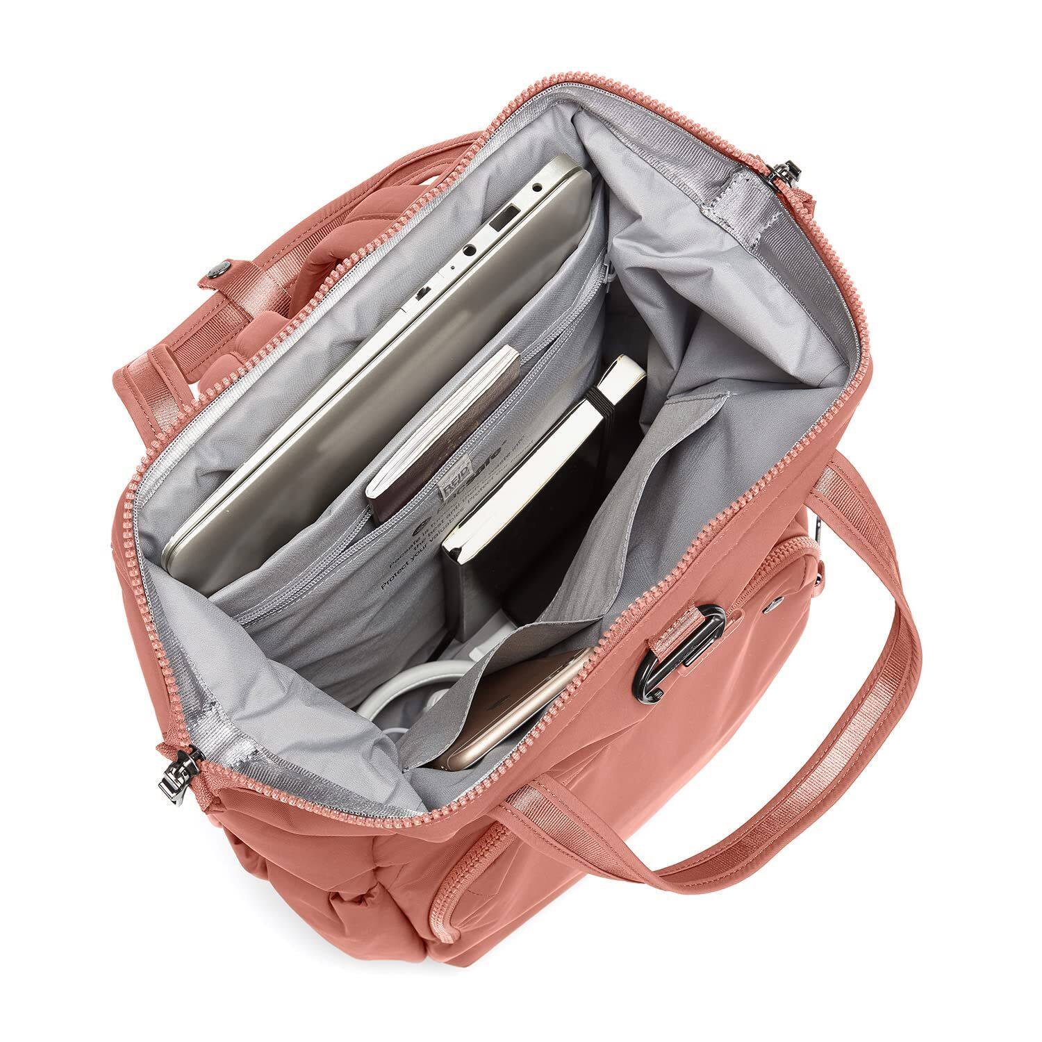 Back. Pacsafe - Pacsafe Citysafe CX backpack (Rose) - Rose.