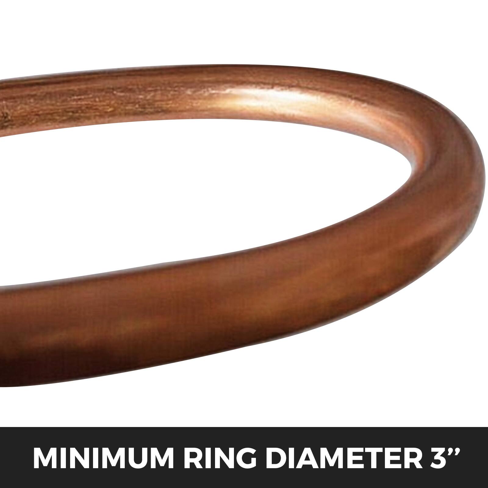 MINIMUM RING DIAMETER 3"