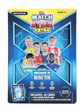 2021/2022 Topps UEFA Champions League Match Attax Extra Mini Tin | Wave - Blue