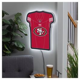 Evergreen Enterprises - San Francisco 49ers 23" LED Jersey Lighted Wall Sign - Multicolor