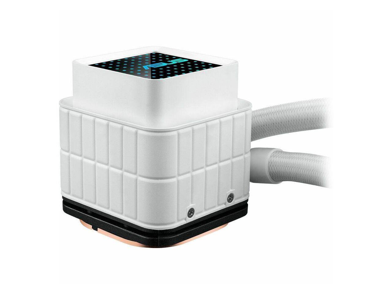 Alt View 4. ASUS - Asus Prime LC 360 ARGB White - 3 Fan Liquid Cooler (75.70 CFM, 2200 RPM, LGA-1851/17) - White.