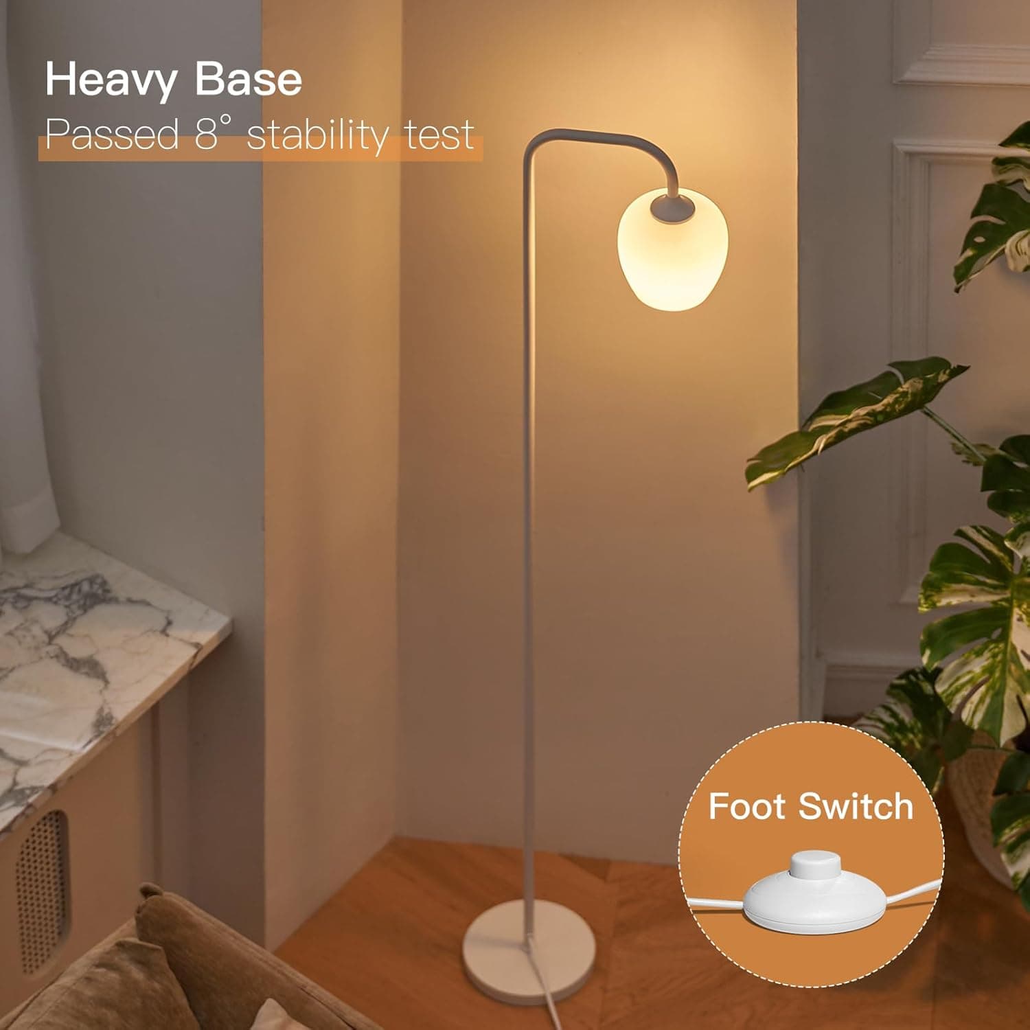 Heavy Base  
Passed 8° stability test  

Foot Switch