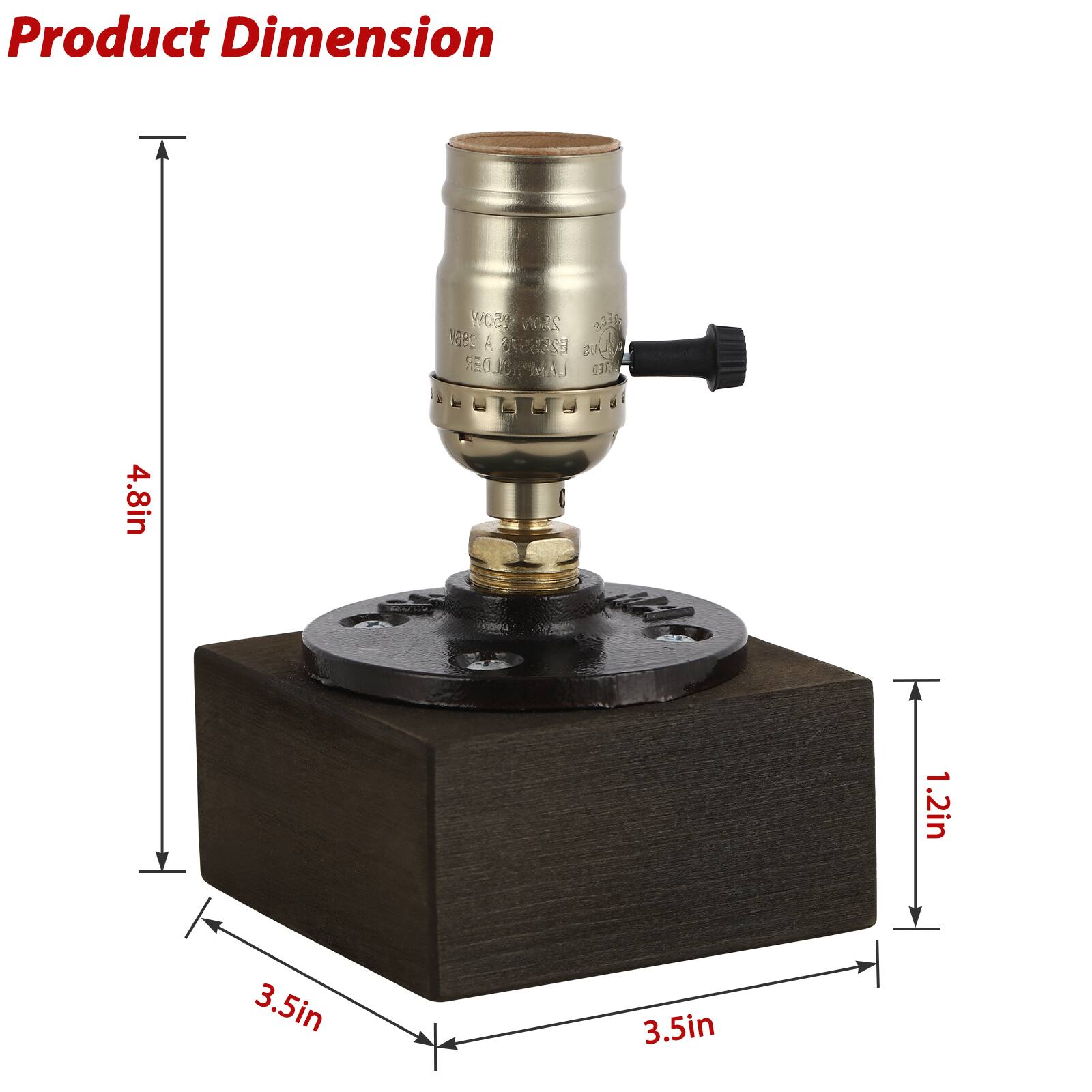 Product Dimension

4.8in  
1.2in  
3.5in  
3.5in