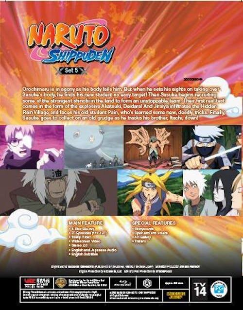 Back. Naruto Shippuden Set 5 [Blu-ray].