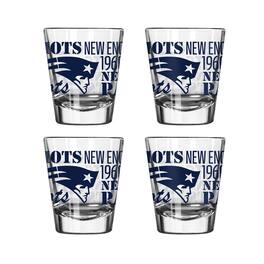 Logo Brands - 4-Pack 2oz. Shot Glass Set - Multicolor