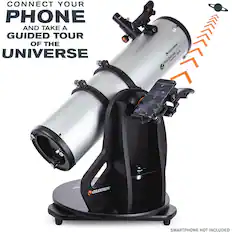CONNECT YOUR PHONE AND TAKE A GUIDED TOUR OF THE UNIVERSE
CELESTRON D0 Star Explorer
SMARTPHONE NOT INCLUDED