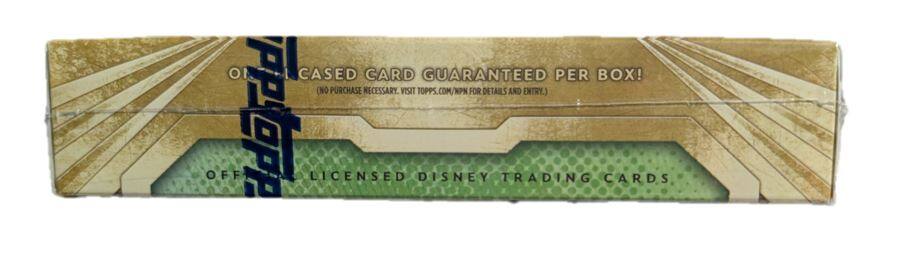 10 CASED CARD GUARANTEED PER BOX!  
(NO PURCHASE NECESSARY. VISIT TOPPS.COM/NPN FOR DETAILS AND ENTRY.)  
OFFICIALLY LICENSED DISNEY TRADING CARDS