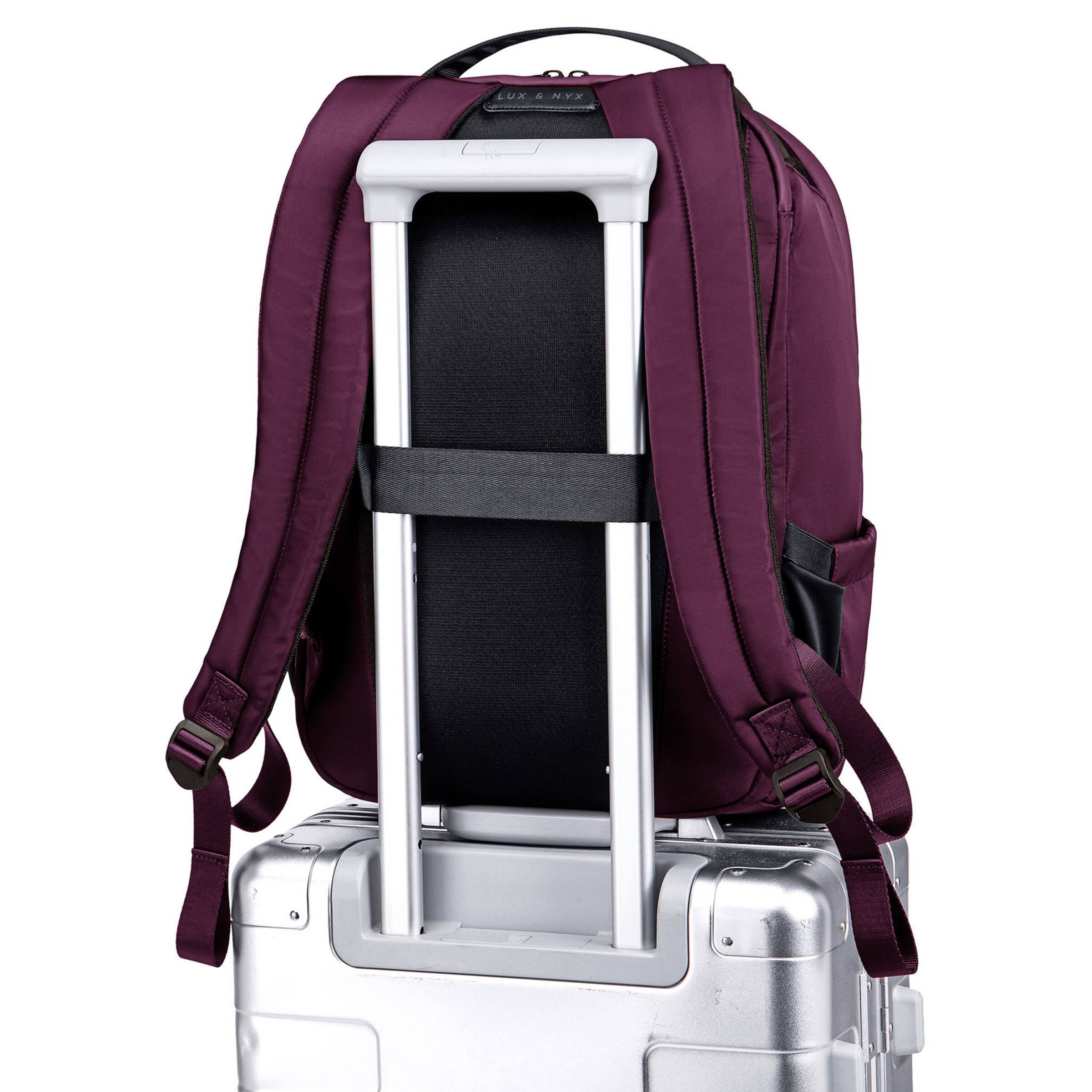 Alt View 1. Lux & Nyx - Lux & Nyx - Origami 16" Laptop Backpack - Wine - Wine.