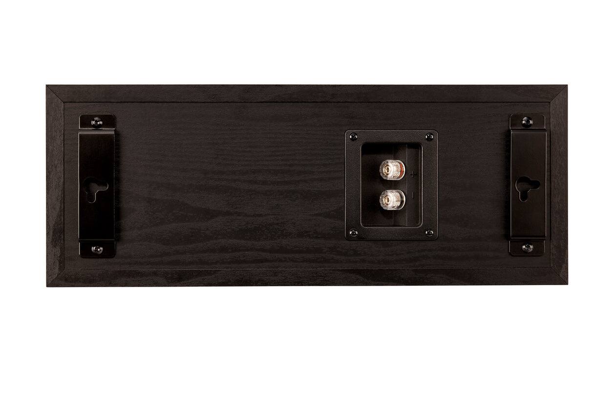 Back. FYNE Audio - Fyne Audio F5E LCR 2.5-Way 5” Center Channel Speaker - Black Ash - Black Ash.