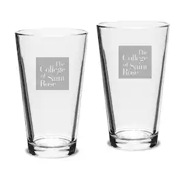 Jardine - Saint Rose Golden Knights 16oz. 2-Piece Classic Pub Glass Set - Multicolor