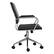 Alt View 20. Martha Stewart - Piper Ribbed Faux Leather Office Chair - Black Faux Leather/Polished Nickel.