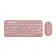 Logitech - Pebble 2 Combo Compact Wireless Scissor Keyboard and Mouse Bundle for Windows, macOS, iPadOS, Chrome - Rose
