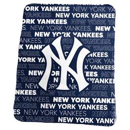 Logo Brands - New York Yankees 50" x 60" Classic Fleece Throw Blanket - Multicolor