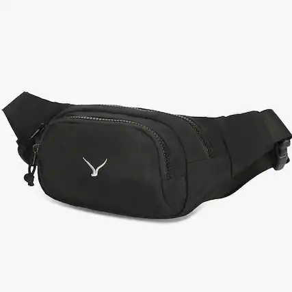 Front. Hynes Eagle - On-the-Go Fanny Pack Sling - Black.