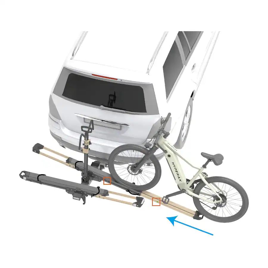 Fixation Rack Boyel Living Volt Lift SP Bike Rack Easy Lift Ramp Steel Cable Triple ...