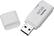 Angle Standard. Toshiba - 8GB USB 2.0 Flash Drive - White.