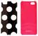 Front Standard. Studio C - Hot to Trot Collection Hard Shell Case for Apple® iPhone® 5 - Black/White.