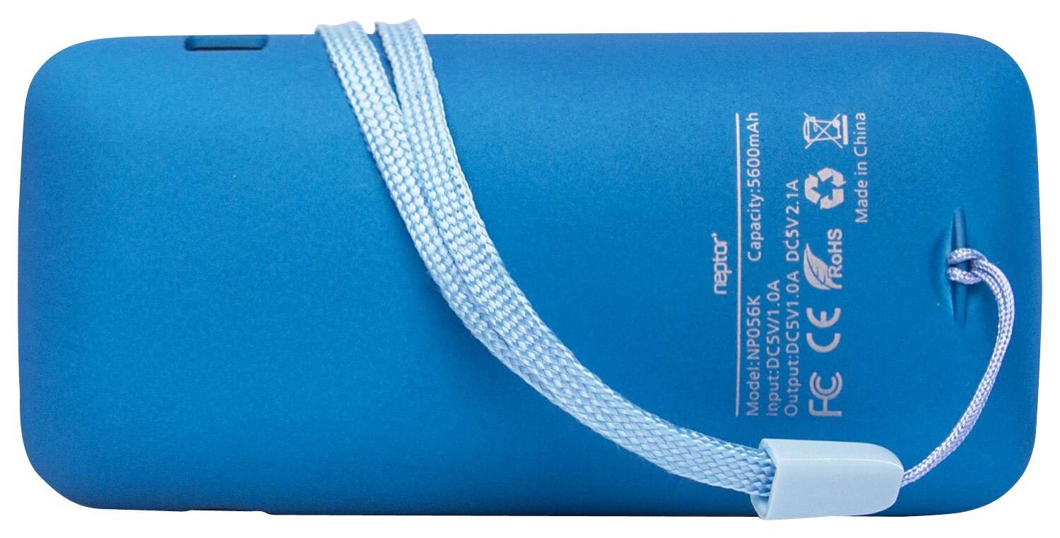 Back Standard. Neptor - Rechargeable Portable Lithium-Polymer Battery.