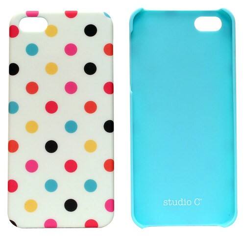 Front Standard. Studio C - Tutti Dot Hard Shell Case for Apple® iPhone® 5.