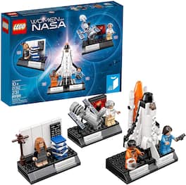 LEGO - Ideas Women of NASA Building Set, 231 Pieces, 4 Minifigures, 3 Space-Themed Builds, Ages 10+ - Multicolor