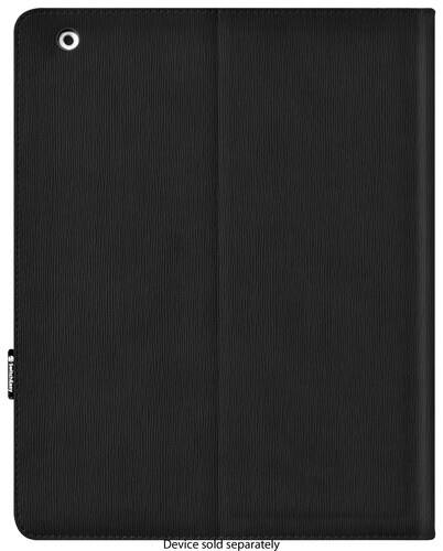 Front Standard. SwitchEasy - Exec Hybrid Folio Case for Apple® iPad® with Retina and iPad 2 - Black.