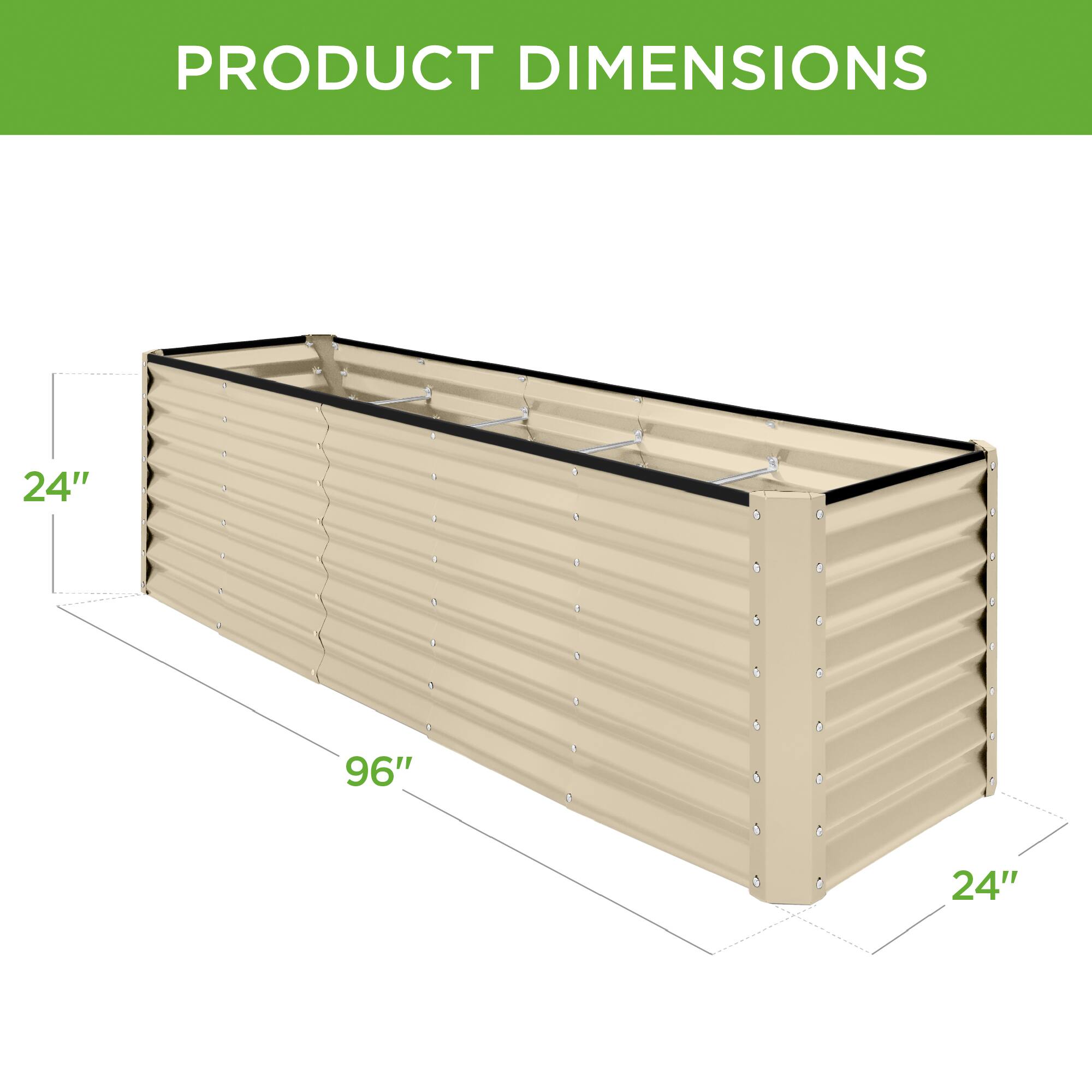 PRODUCT DIMENSIONS

24" x 96" x 24"