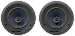 Bowers & Wilkins - CCM 683 8" 2-Way In-Ceiling Speakers (Pair) - Black - Front_Zoom