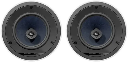 Bowers & Wilkins - CCM 683 8" 2-Way In-Ceiling Speakers (Pair) - Black