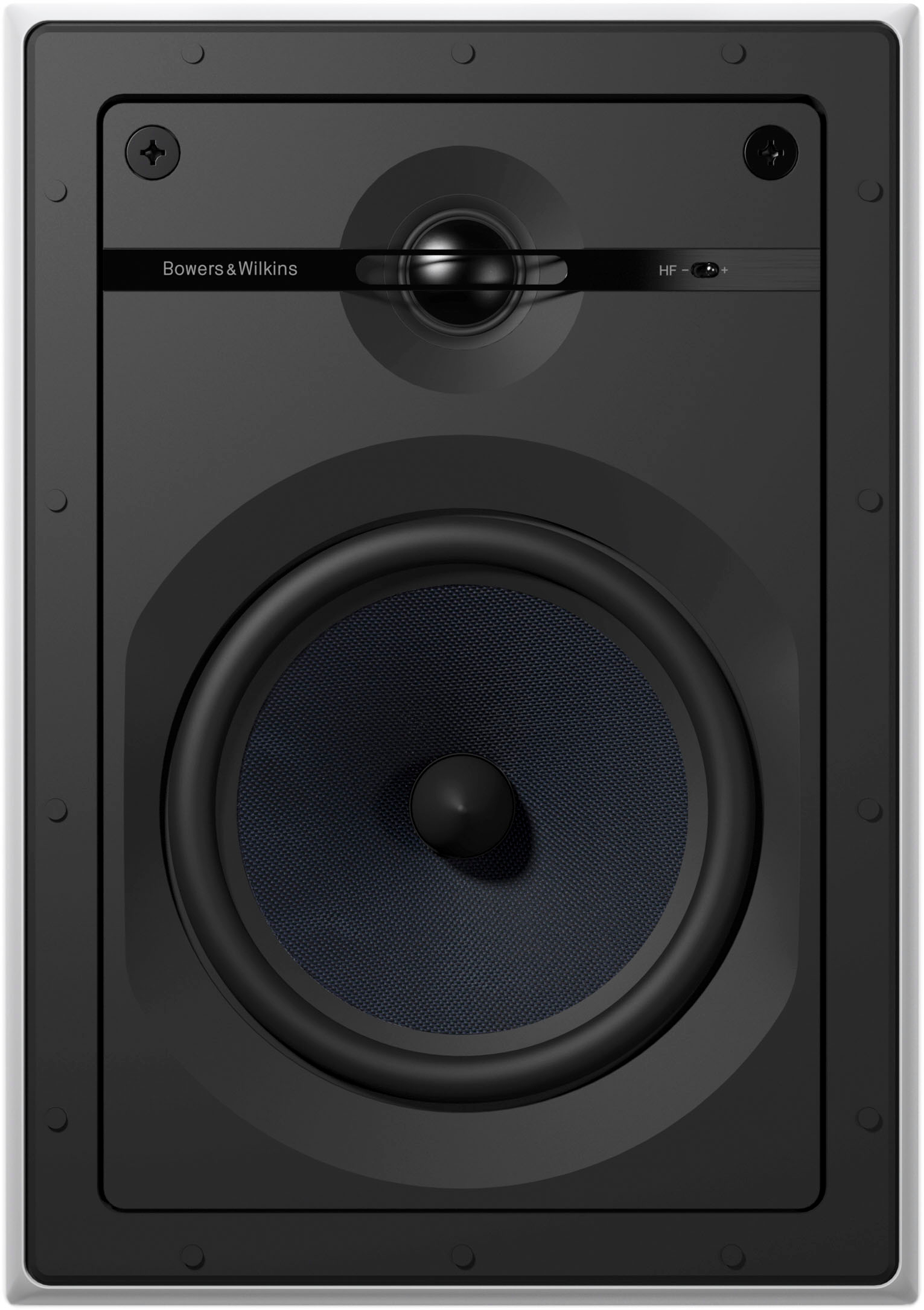 Angle View: Bowers & Wilkins - CI600 Series 6" In-Wall Speakers w/ Cast Basket, Aramid Fiber Midbass and Nautilus Tweeter - (Pair) - Paintable White