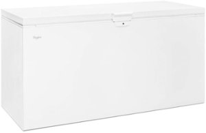 Whirlpool - 21.7 Cu. Ft. Chest Freezer - White - Front_Zoom