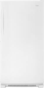 Whirlpool - 19.6 Cu. Ft. Frost-Free Upright Freezer - White - Front_Standard