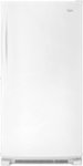 Front. Whirlpool - 19.6 Cu. Ft. Frost-Free Upright Freezer - White.